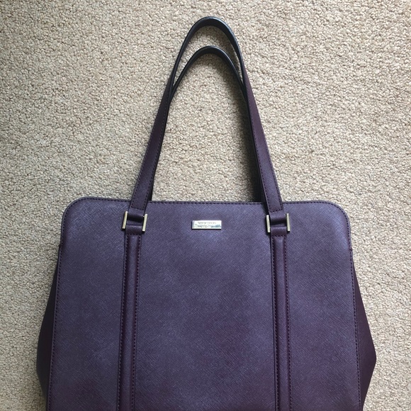Kate Spade Purple Purse - Picture 5 of 9